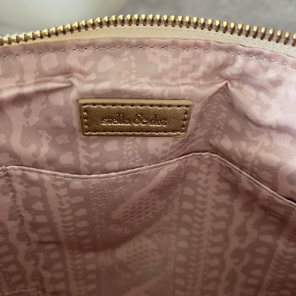 Large new Stella & Dot Snakeskin pouch - Picture 3 of 4